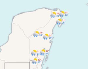 Clima hoy en Cancún y Quintana Roo: Lluvias y oleaje fuerte por huracán Milton