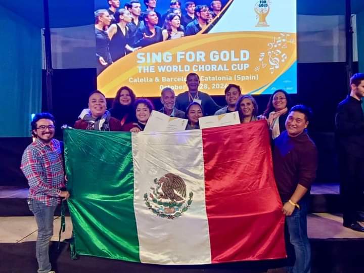 Coro Municipal de Cancún triunfa en el concurso internacional Sing for Gold en Europa