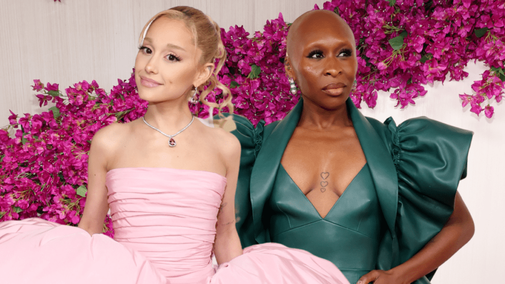 ariana grande cynthia erivo wicked looks oscars 2024