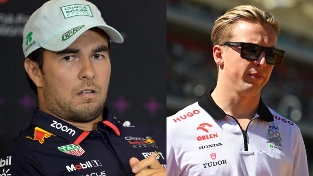 ¿Problemas en el GP de México? Esto pasó entre Checo Pérez y Liam Lawson