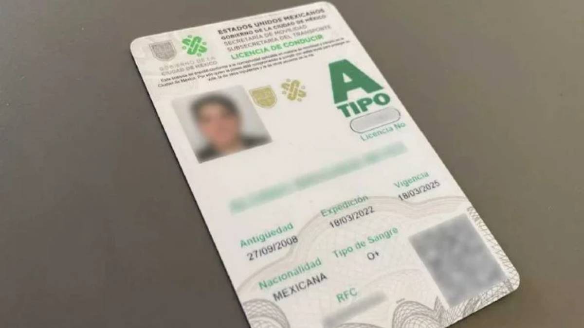 licencia de conducir permanente en