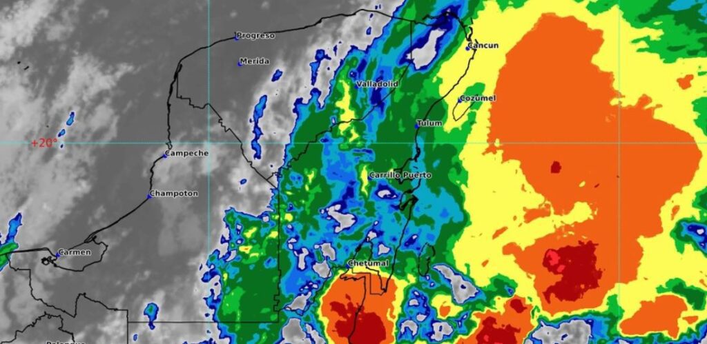 Clima hoy en Cancún y Quintana Roo: Lluvias puntuales intensas