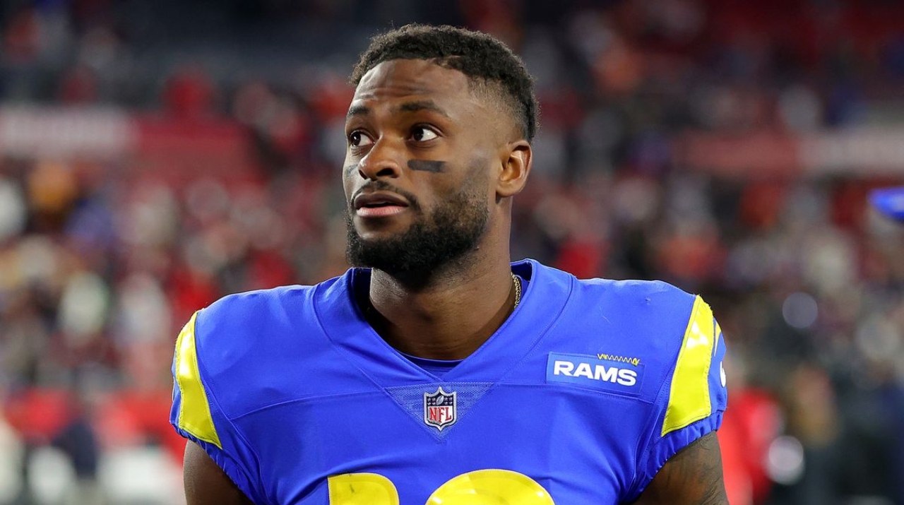 van jefferson en su etapa con los angeles rams. foto getty images