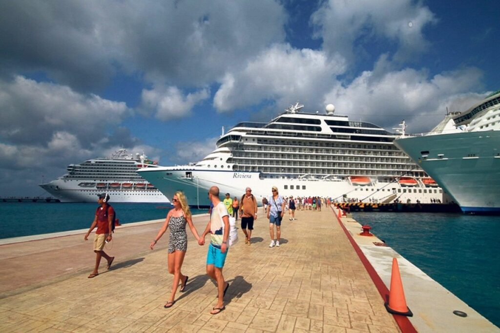 56 vuelos y 28 cruceros llegarán esta semana a Cozumel