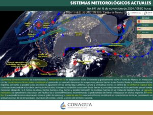 Clima hoy en Cancún y Quintana Roo: Nublado con lluvias 