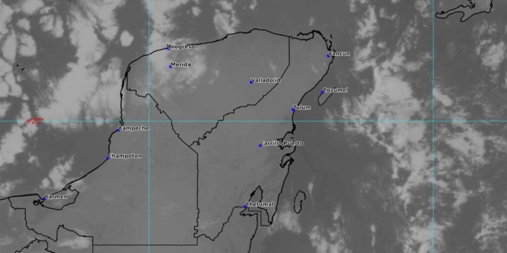 Clima hoy en Cancún y Quintana Roo: Cielo medio nublado con probabilidad de lluvias