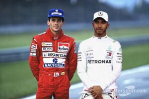 Emotivo homenaje de Lewis Hamilton a Ayrton Senna