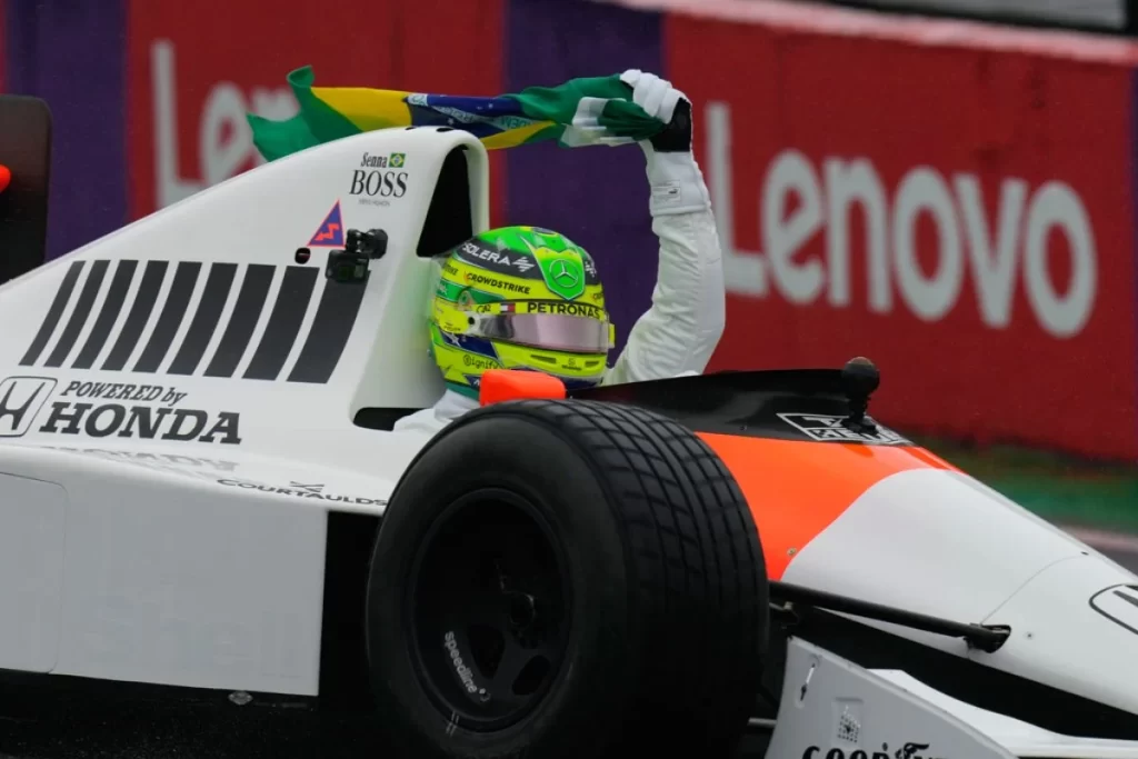 Emotivo homenaje de Lewis Hamilton a Ayrton Senna