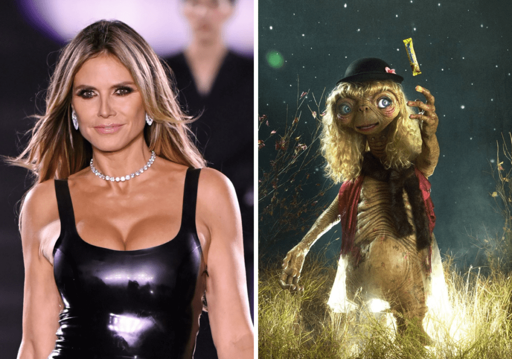 Heidi Klum conquista Halloween con disfraz de E. T.