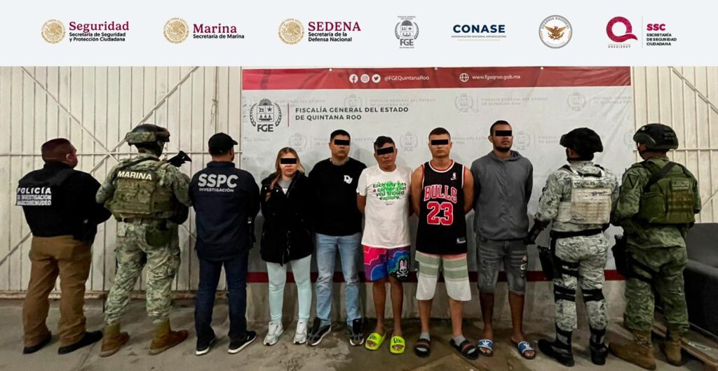 15 colombianos detenidos en Cancún por narcomenudeo y fraude “gota a gota”