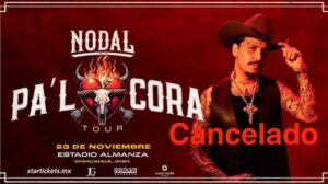 Cancelan concierto de Christian Nodal en Chihuahua ¿No vendió boletos?