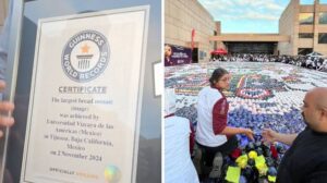 Tijuana rompe Récord Guinness por el Mosaico de Pan de Muerto Más Grande del Mundo