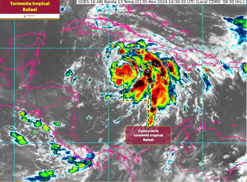 Tormenta Tropical Rafael se convertirá en huracán en el Caribe