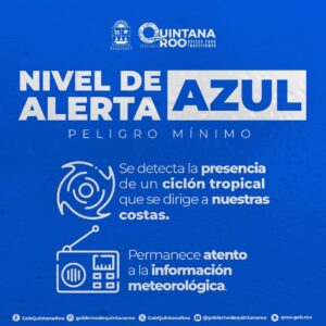 Norte de Quintana Roo en Alerta Azul por huracán Rafael categoría 3