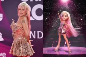 Karol G presume ser la primera artista en tener muneca Bratz.