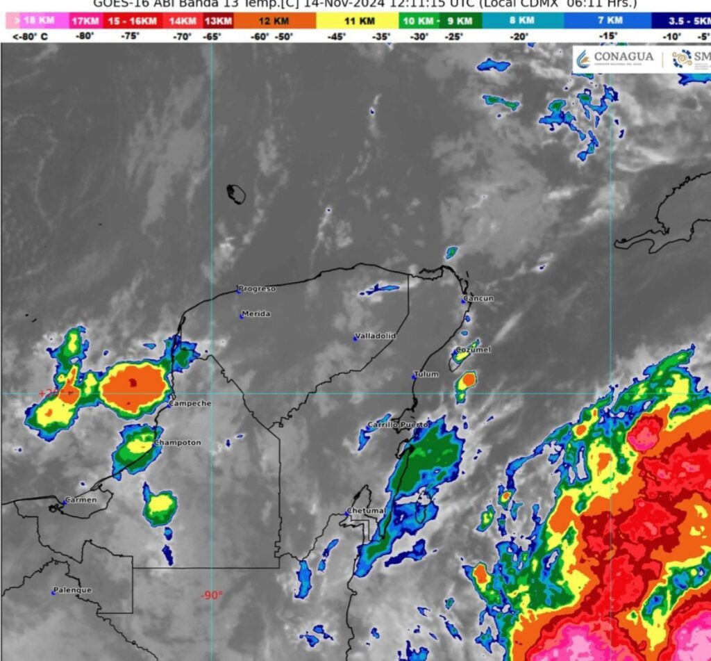 Clima hoy en Cancún y Quintana Roo: Fuertes lluvias por depresión tropical