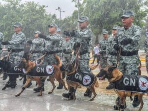 Desfiles por celebración de la Revolución Mexicana en Q. Roo, empañados por la lluvia