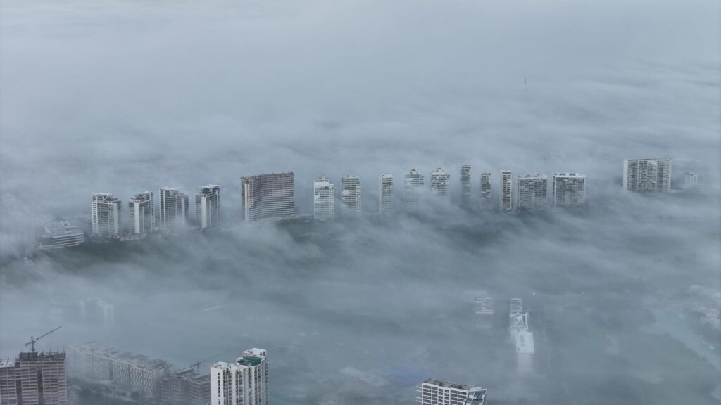 Neblina en Cancún