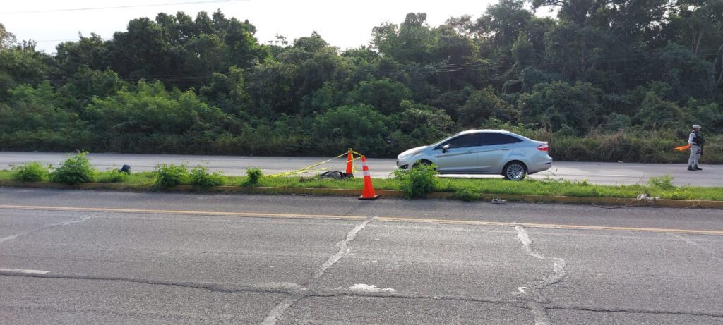 Accidente en carretera Playa del Carmen-Tulum