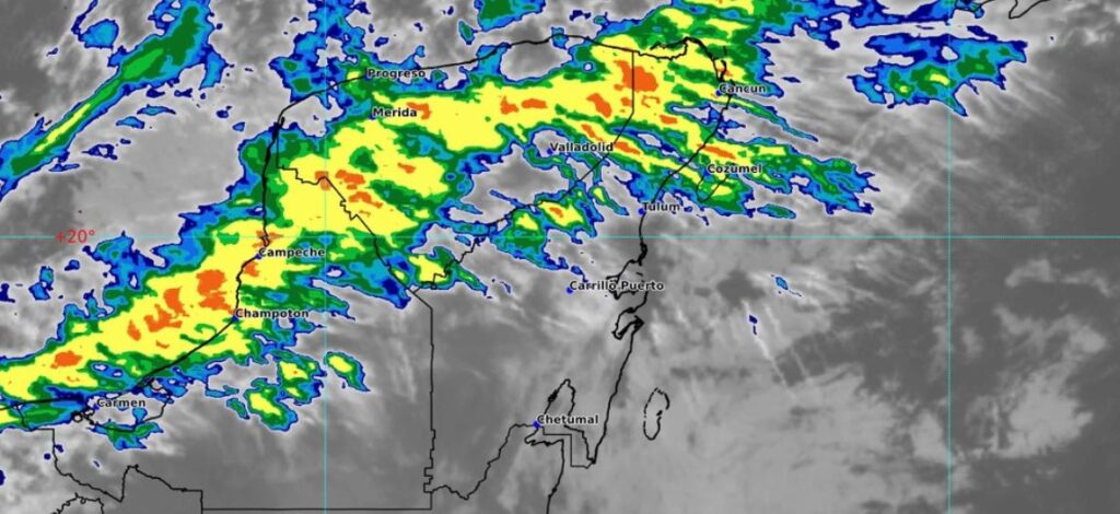 Clima hoy en Cancún y Quintana Roo: Cielo nublado y lluvias aisladas