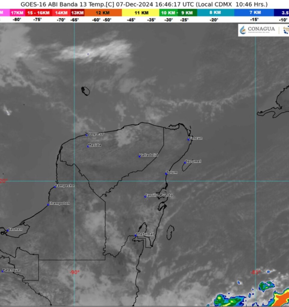 Clima hoy en Cancún y Quintana Roo: Medio nublado con posibles lluvias