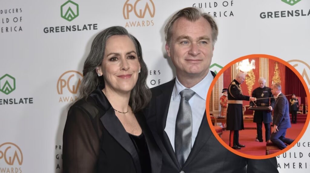 “Caballero y dama real” Reciben Christopher Nolan y su esposa titulo por parte del Rey Charles