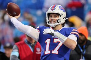 Quintana temporada de Josh Allen en la NFL con 40 pases de anotacion 1