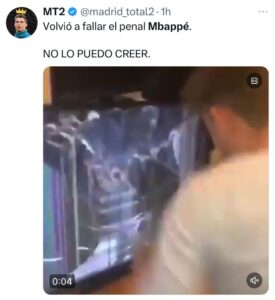 Mbappé vuelve a fallar un penalti y se vuelve la burla de las redes sociales 
