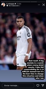 El mensaje de Mbappé