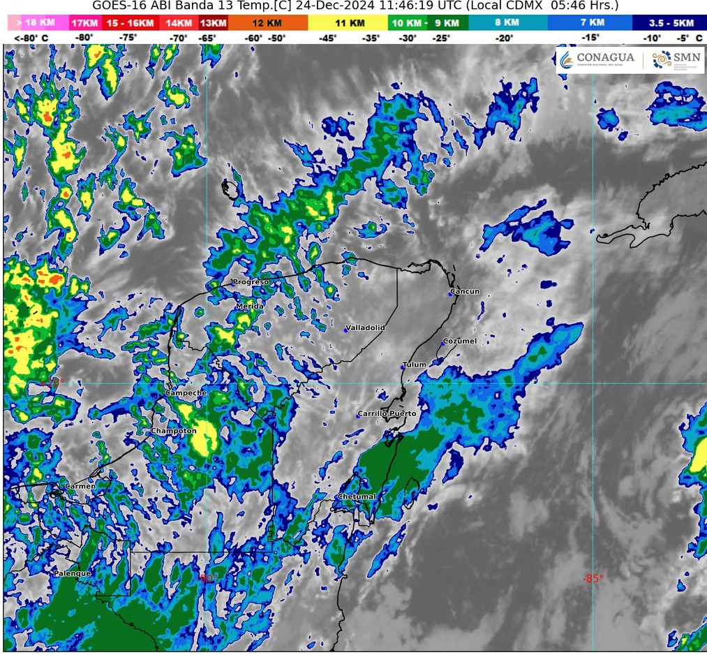 Clima hoy en Cancún y Quintana Roo: Cálido con lluvias aisladas