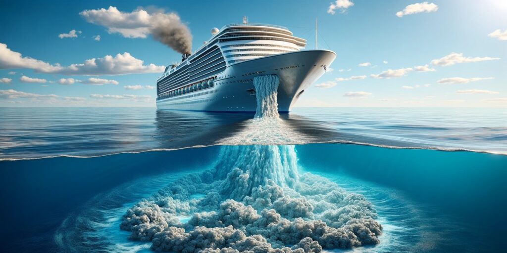 cruise ship dumping waste in ocean 1