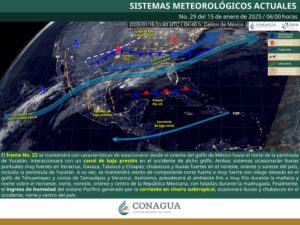 Clima hoy en Cancún y Quintana Roo: Posibles lluvias por Frente Frío 23