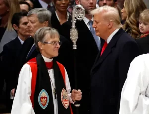 Obispa incómoda Donald Trump con su poderoso discurso 