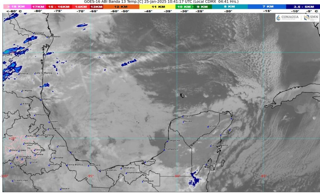 Clima para hoy en Cancún y Quintana Roo fresco y medio nublado