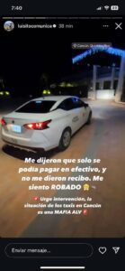 Denuncia Luisito Comunica servicio de taxis en aeropuerto de Cancún