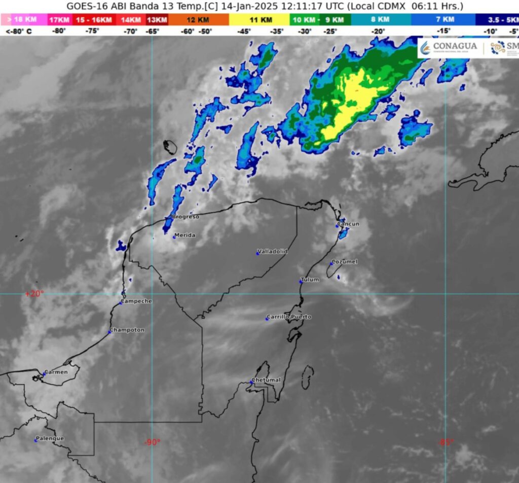 Clima en Cancún y Quintana Roo: Lluvias por Frente Frío 23