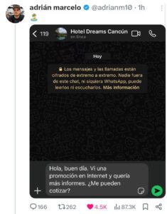 Adrián Marcelo ridiculiza a Arath de la Torre por haber sido estafado por WhatsApp