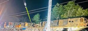 Descarrila vagón del Tren Maya en Bacalar
