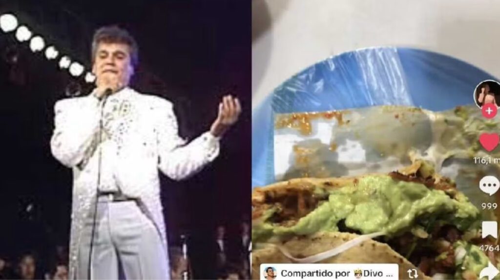 Juan Gabriel se aparece en envoltura de tacos y se hace viral