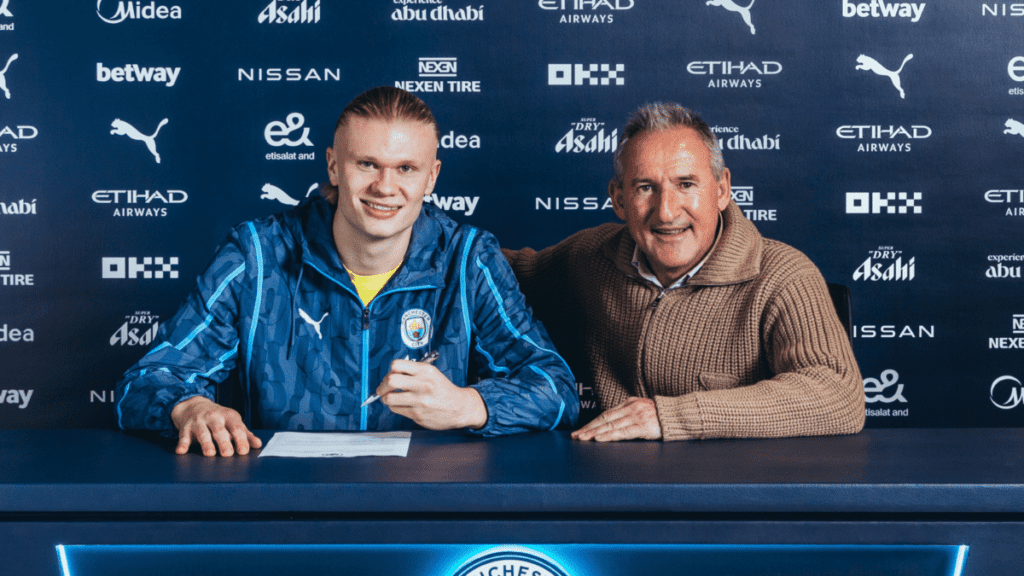 Manchester City renueva a Erling Haaland hasta 2034