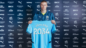 Manchester City renueva a Erling Haaland hasta 2034