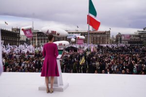 Claudia Sheinbaum celebra sus 100 días de gobierno en el Zócalo  