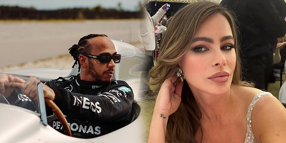 ¿En medio de romance? Captan juntos a Lewis Hamilton y Sofía Vergara en New York