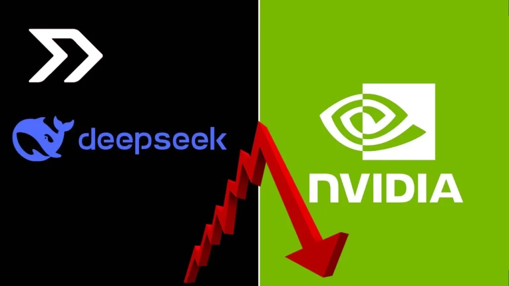 deepseak ia china de codigo abierto avanza nvidia pierde 600 mmdd y se desploma en la bolsa de valores