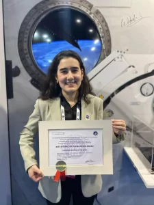 Mexicana de 21 años protegerá a astronautas de la NASA con su proyecto 