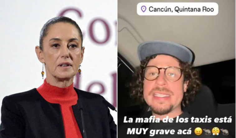 Sheinbaum reacciona a denuncia de Luisito Comunica por “cobro excesivo” en taxis de Cancún