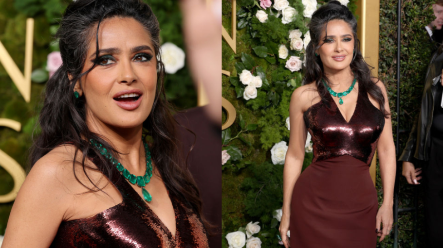 salma hayek golden globes