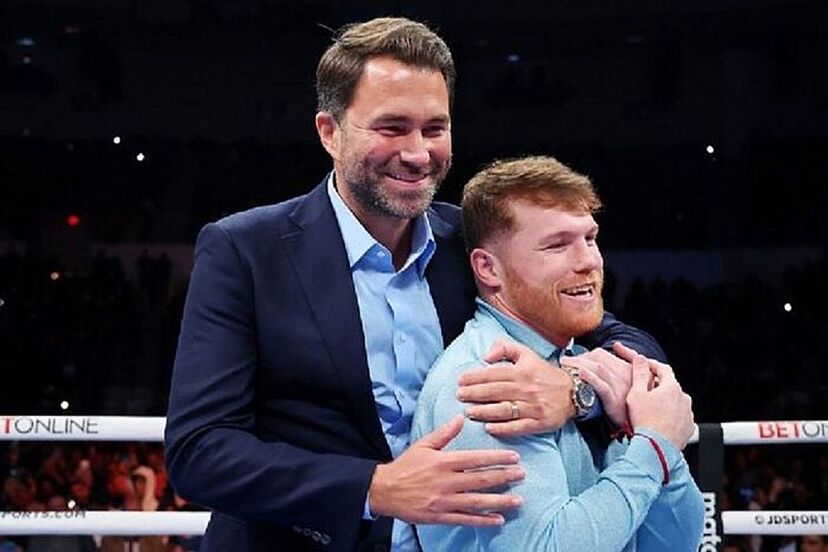 Eddie Hearn rompe el silencio sobre la supuesta deslealtad de Canelo Álvarez