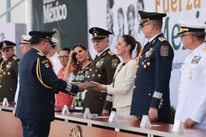 Claudia Sheinbaum celebra en Tulum los 110 anos de la Fuerza Aerea Mexicana