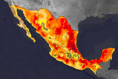 Al menos 5 olas de calor se esperan en México este 2025 ¡Prepárate!